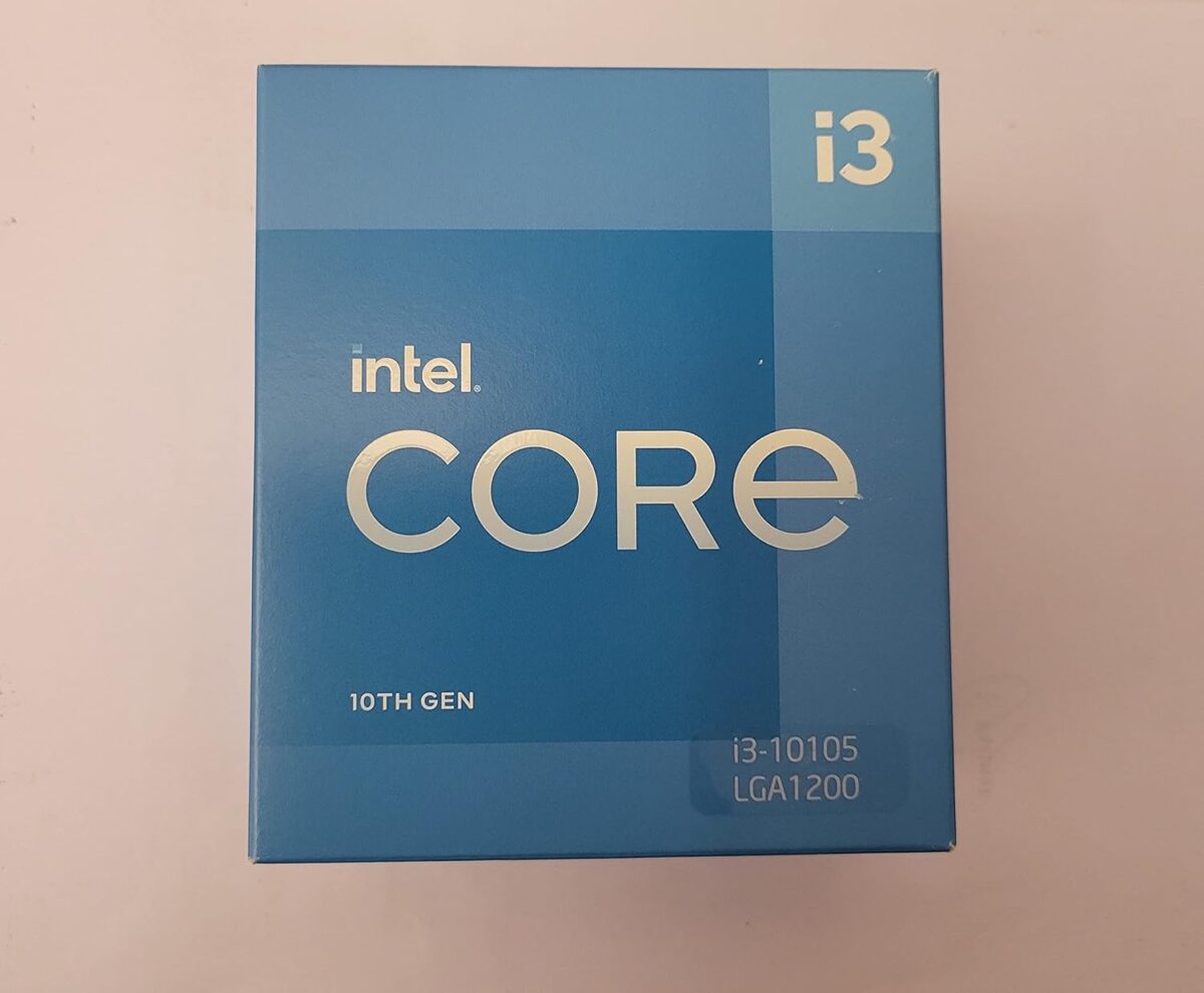 Intel Core i3-10105 10th Generation Processor – LGA1200 Socket (4 Cores/ 3.70 GHz/ 4.40 GHz Turbo/ 6MB Cache/ 8 Threads/Comet Lake)