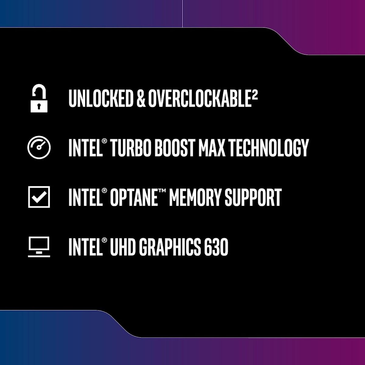 Intel Core i5 9600K 9th Gen 6 Cores up to 4.6 GHz Turbo Unlocked LGA 1151 Socket 95W 9 m Cache DDR4 Desktop Processor